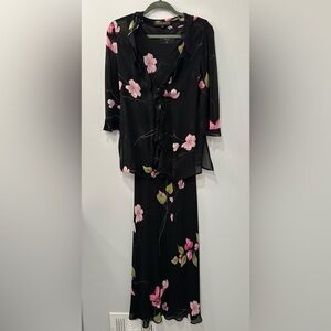 Donna Ricco dress with matching sheer jacket